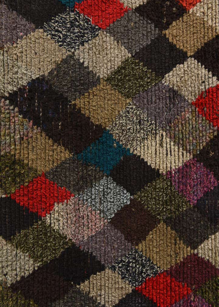 7' 8 x 9' 9 Hand Knotted Moroccan Wool Rug