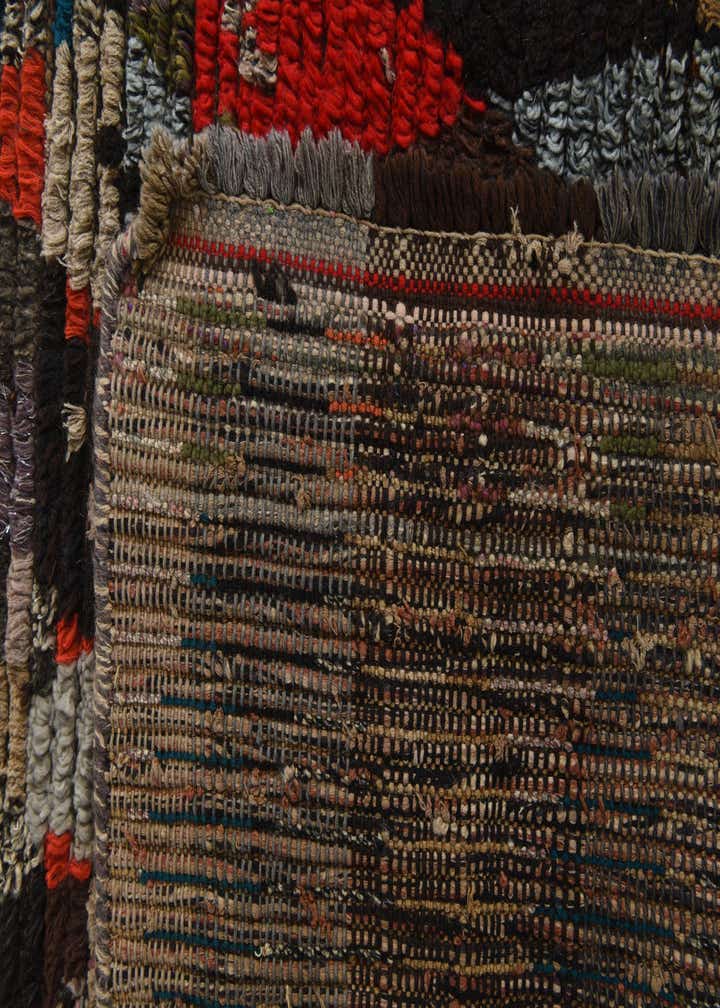 7' 8 x 9' 9 Hand Knotted Moroccan Wool Rug