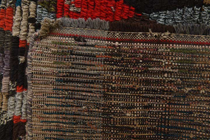 7' 8 x 9' 9 Hand Knotted Moroccan Wool Rug