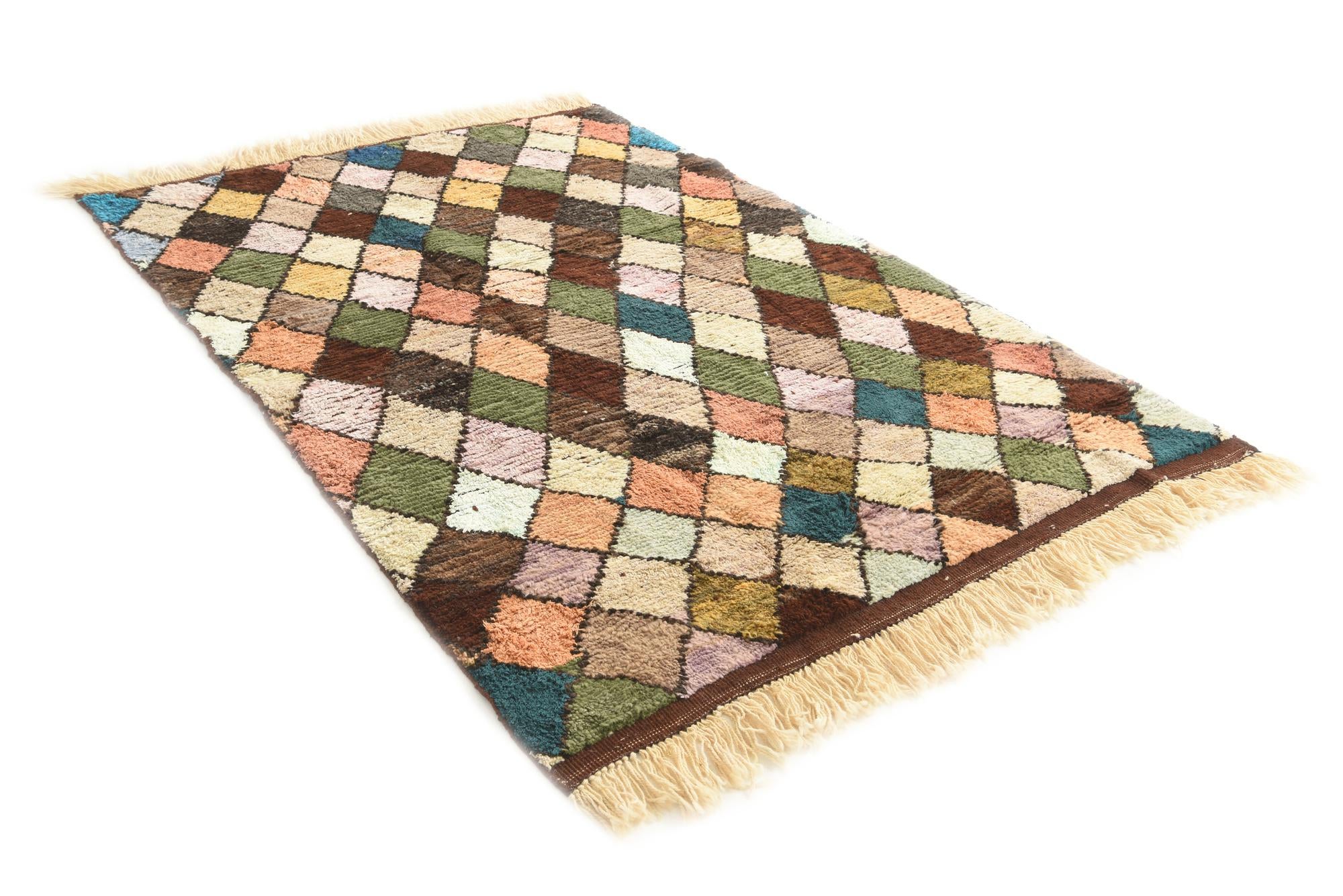 5' 8 x 8' 4 Hand Knotted Moroccan Wool Rug