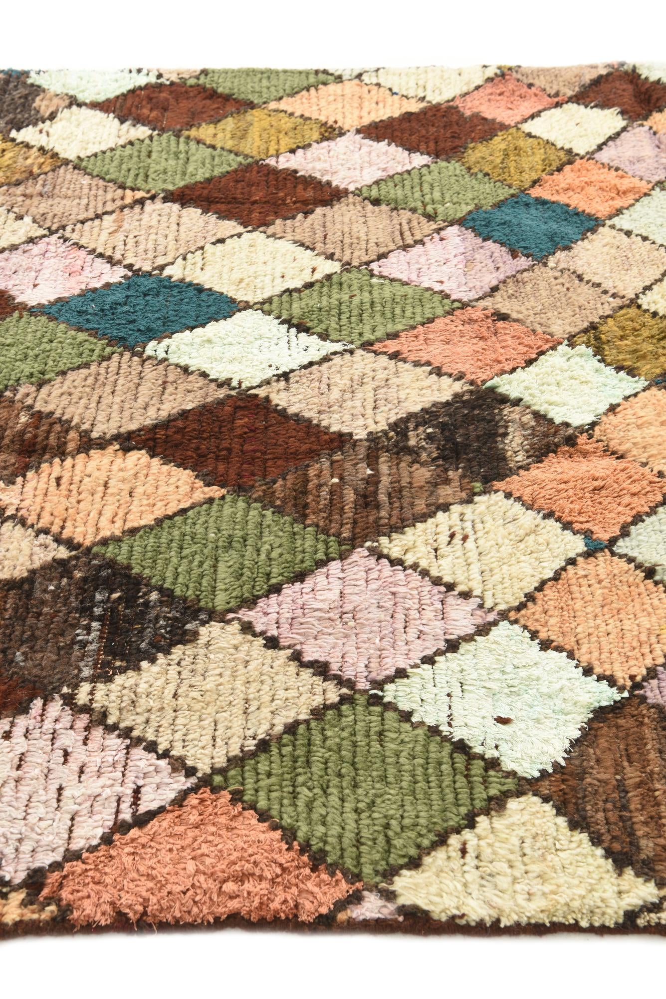 5' 8 x 8' 4 Hand Knotted Moroccan Wool Rug