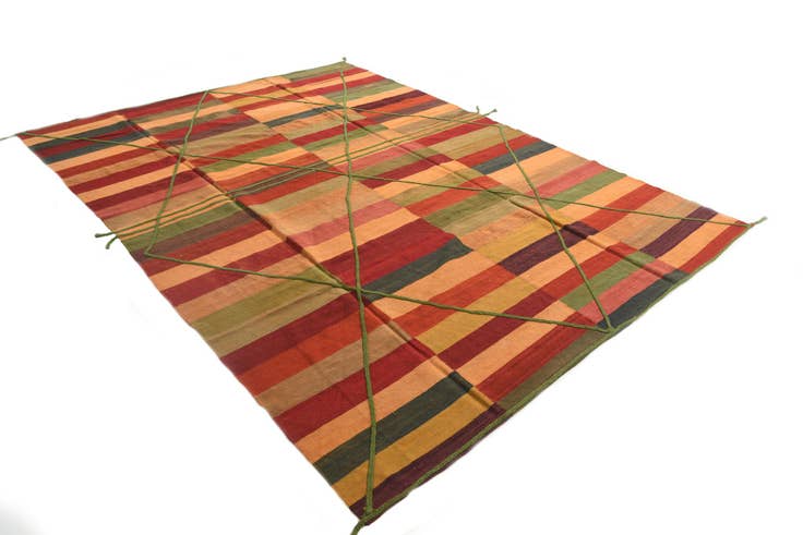 Detail image of 8' 4 x 11' 4 Hand Knotted Moroccan Wool Rug