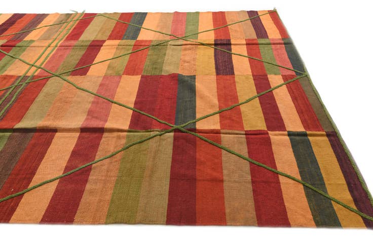 Detail image of 8' 4 x 11' 4 Hand Knotted Moroccan Wool Rug