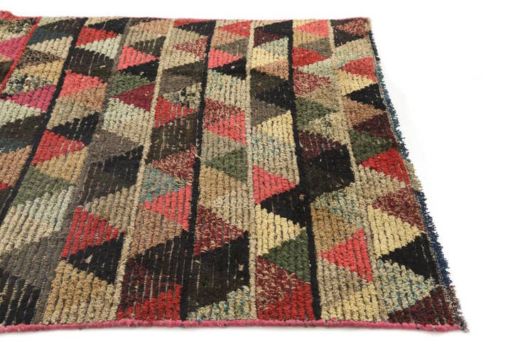 Detail image of 5' 4 x 7' 8 Hand Knotted Moroccan Wool Rug