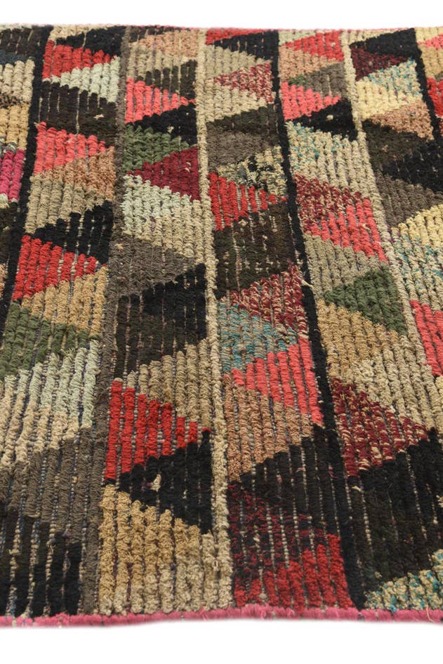 Detail image of 5' 4 x 7' 8 Hand Knotted Moroccan Wool Rug