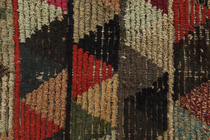 5' 4 x 7' 8 Hand Knotted Moroccan Wool Rug