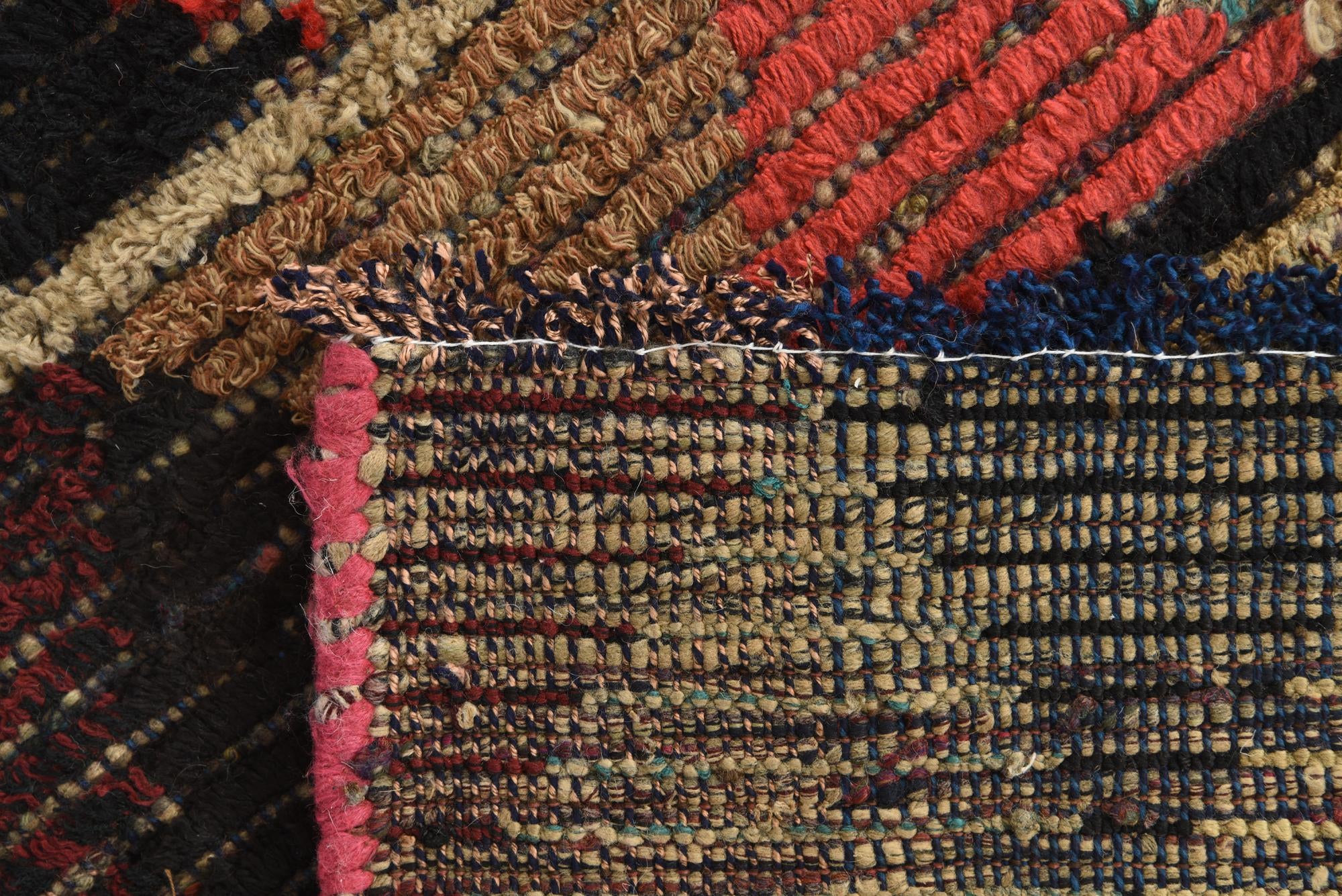 5' 4 x 7' 8 Hand Knotted Moroccan Wool Rug