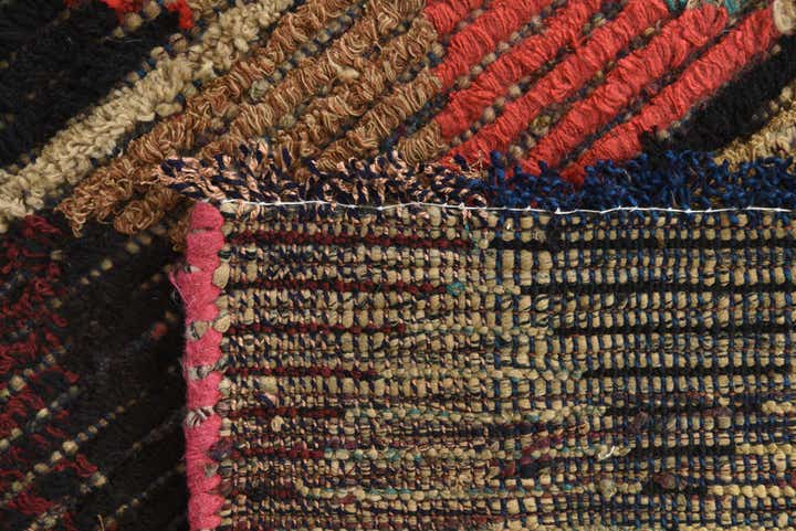 5' 4 x 7' 8 Hand Knotted Moroccan Wool Rug