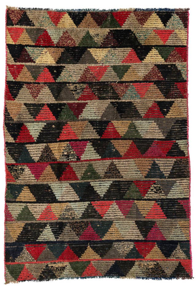 Detail image of 5' 4 x 7' 8 Hand Knotted Moroccan Wool Rug
