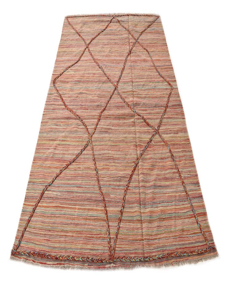 Detail image of 5' 7 x 7' 10  Hand Knotted Moroccan Wool Rug