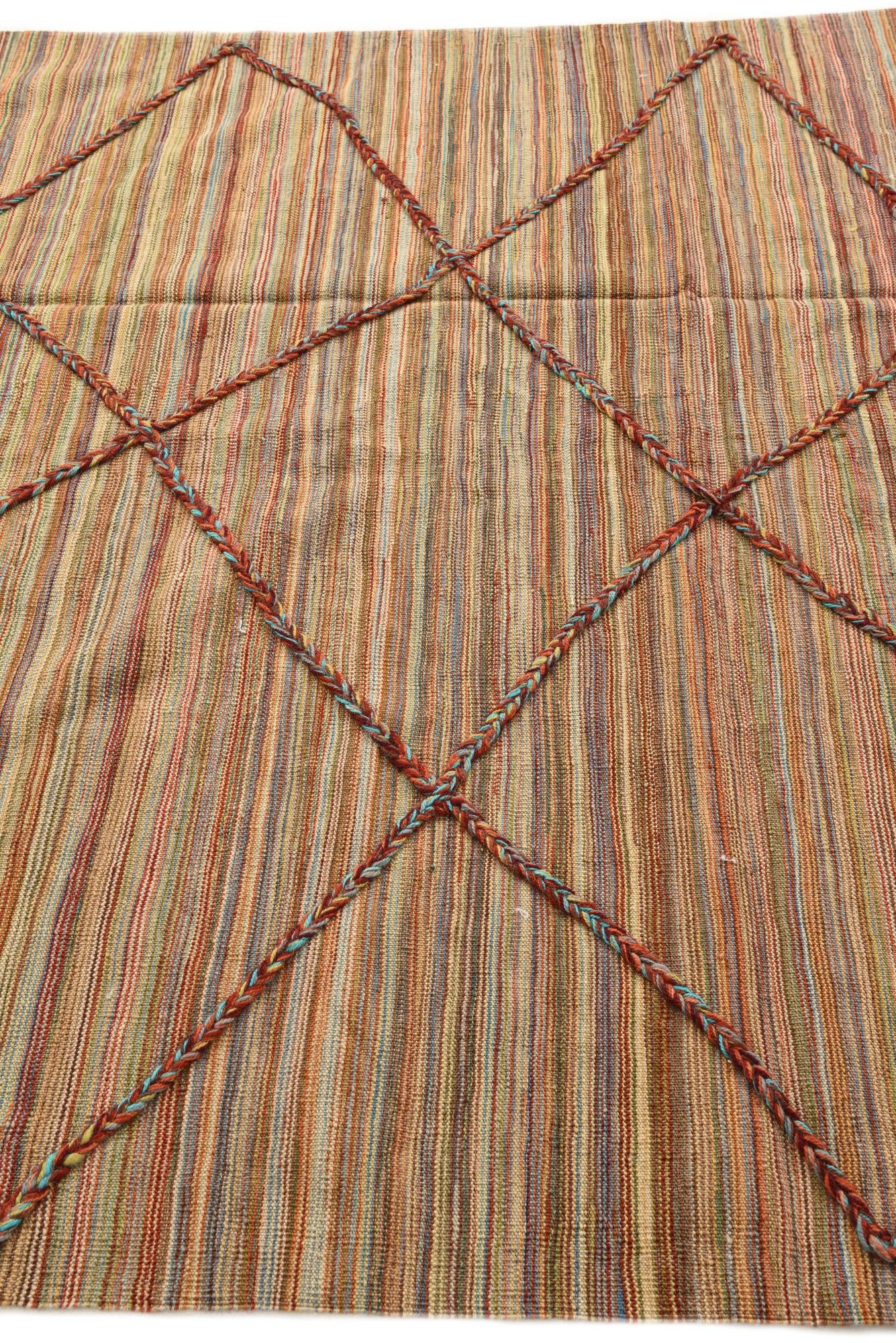 5' 9 x 7' 5 Hand Knotted Moroccan Wool Rug