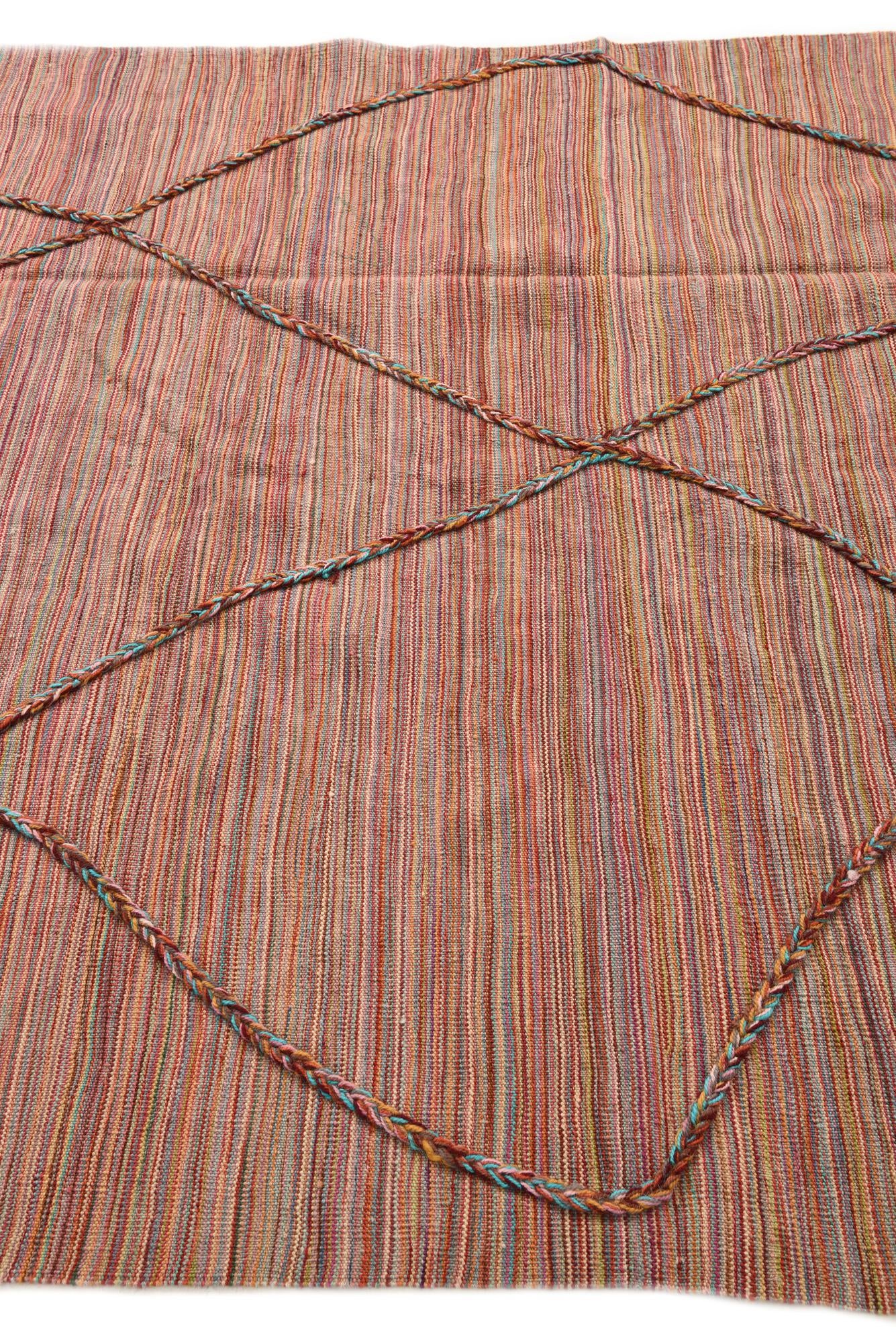 5' 3 x 8' Hand Knotted Moroccan Wool Rug
