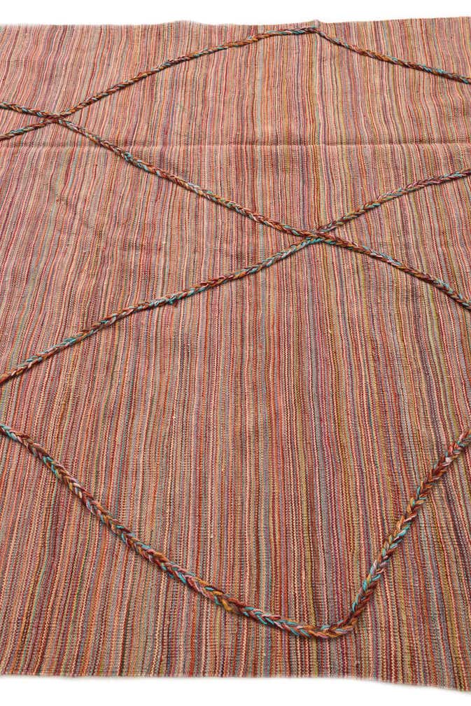 5' 3 x 8' Hand Knotted Moroccan Wool Rug