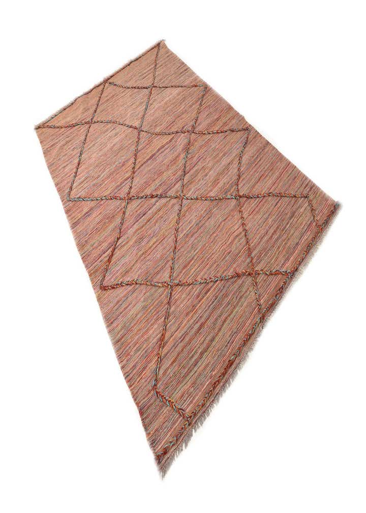 5' 3 x 8' Hand Knotted Moroccan Wool Rug