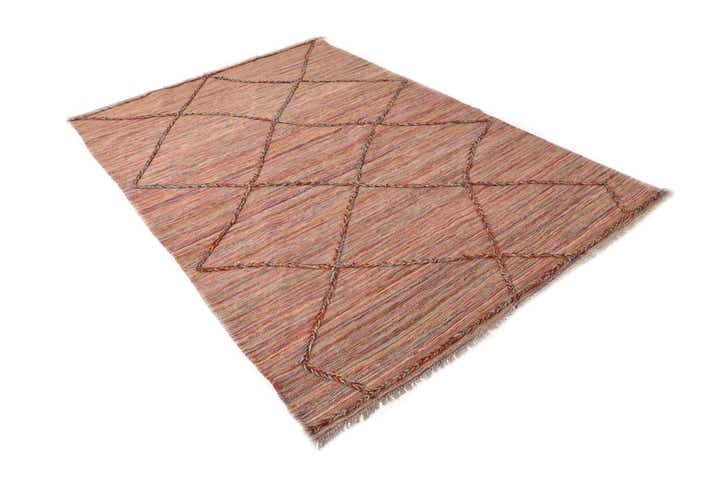 5' 3 x 8' Hand Knotted Moroccan Wool Rug