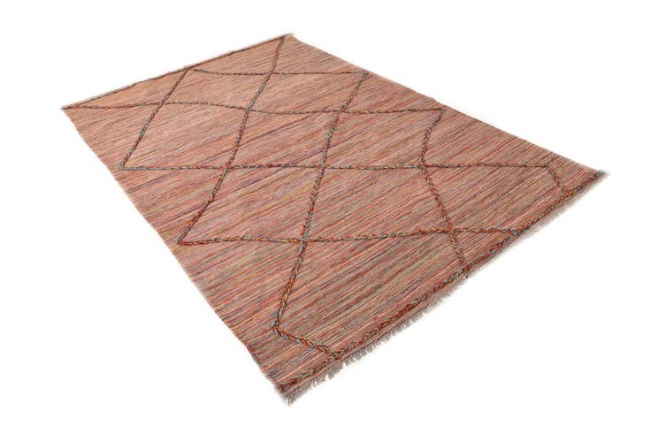 Detail image of 5' 3 x 8' Hand Knotted Moroccan Wool Rug