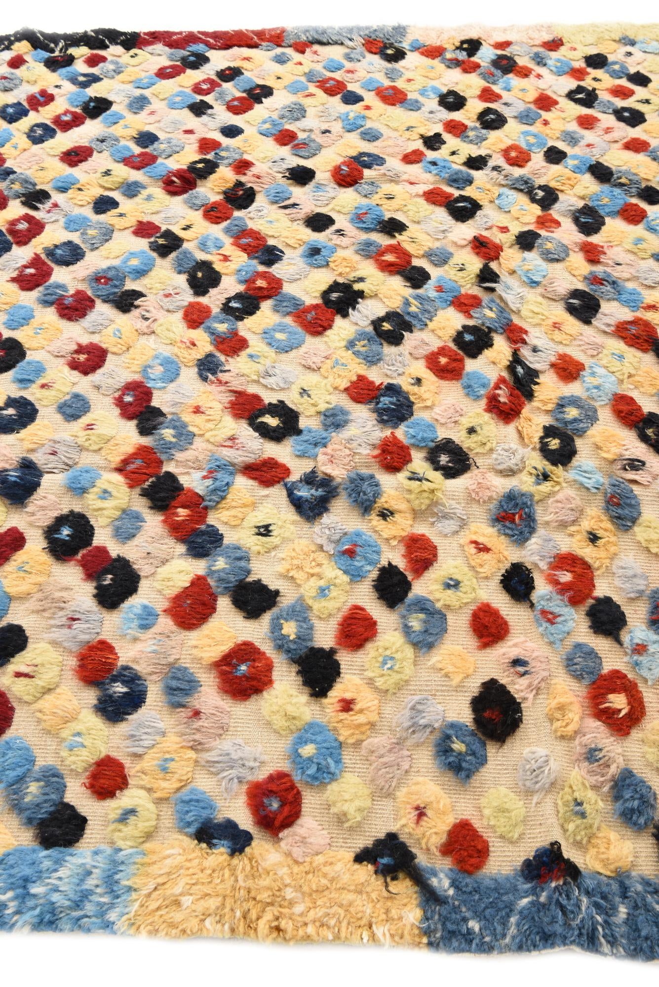 7' 7 x 10' Hand Knotted Moroccan Wool Rug