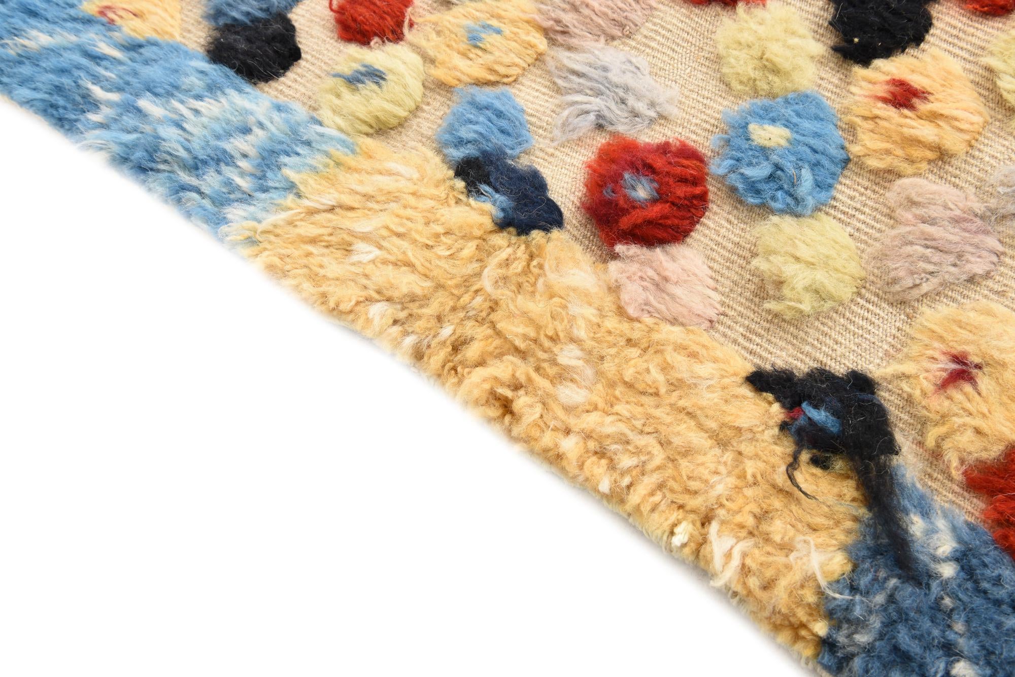 7' 7 x 10' Hand Knotted Moroccan Wool Rug