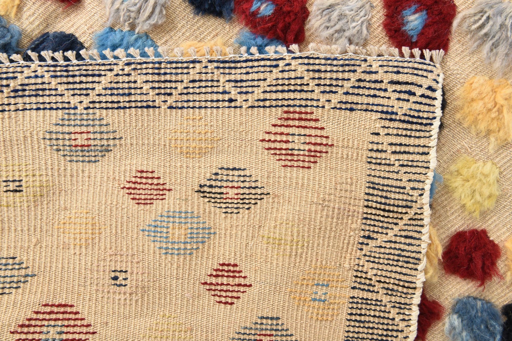 7' 7 x 10' Hand Knotted Moroccan Wool Rug