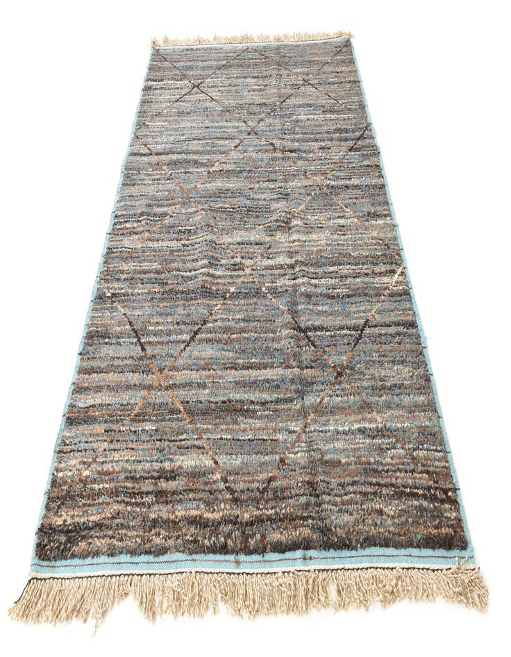 Detail image of 6' x 9' 2 Hand Knotted Moroccan Wool Rug