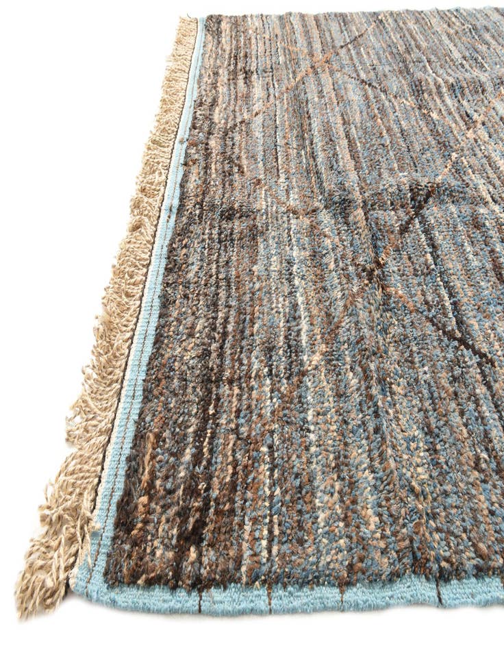 Detail image of 6' x 9' 2  Hand Knotted Moroccan Wool Rug
