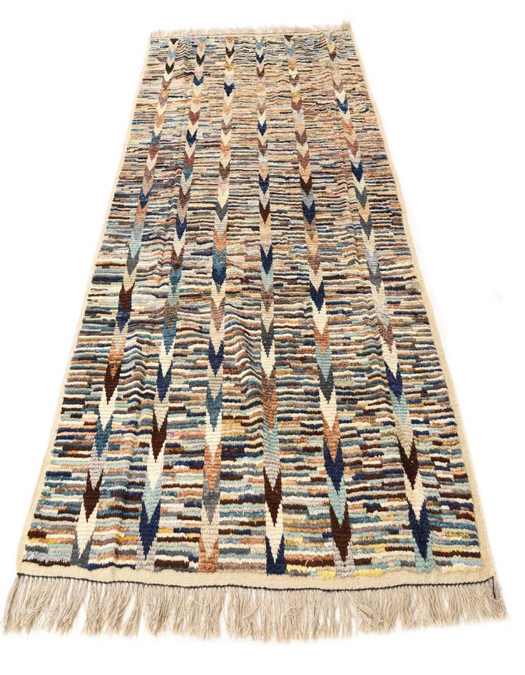 Detail image of 6' 2 x 9' 5  Hand Knotted Moroccan Wool Rug