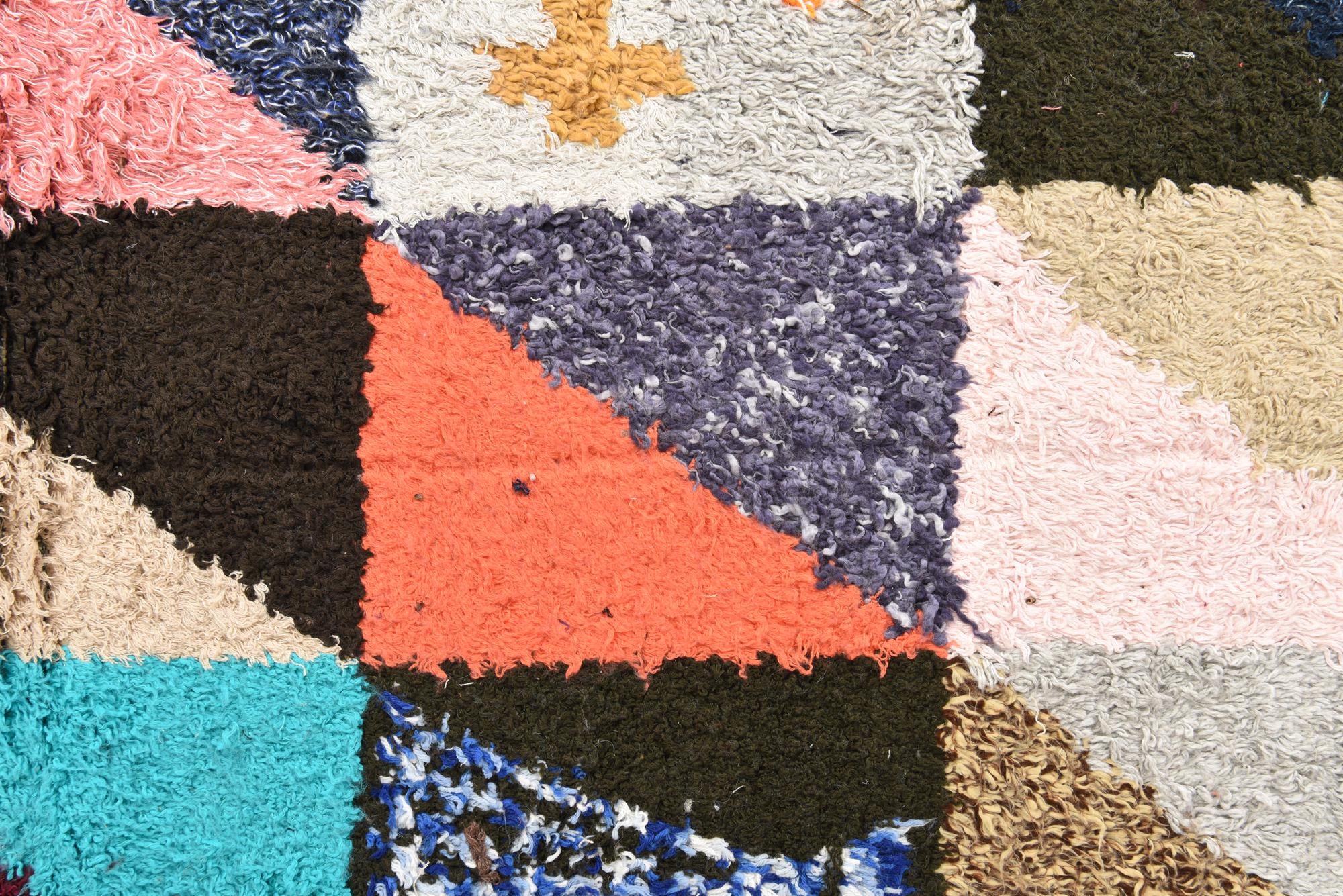 8' 1 x 9' 10 Hand Knotted Moroccan Wool Rug