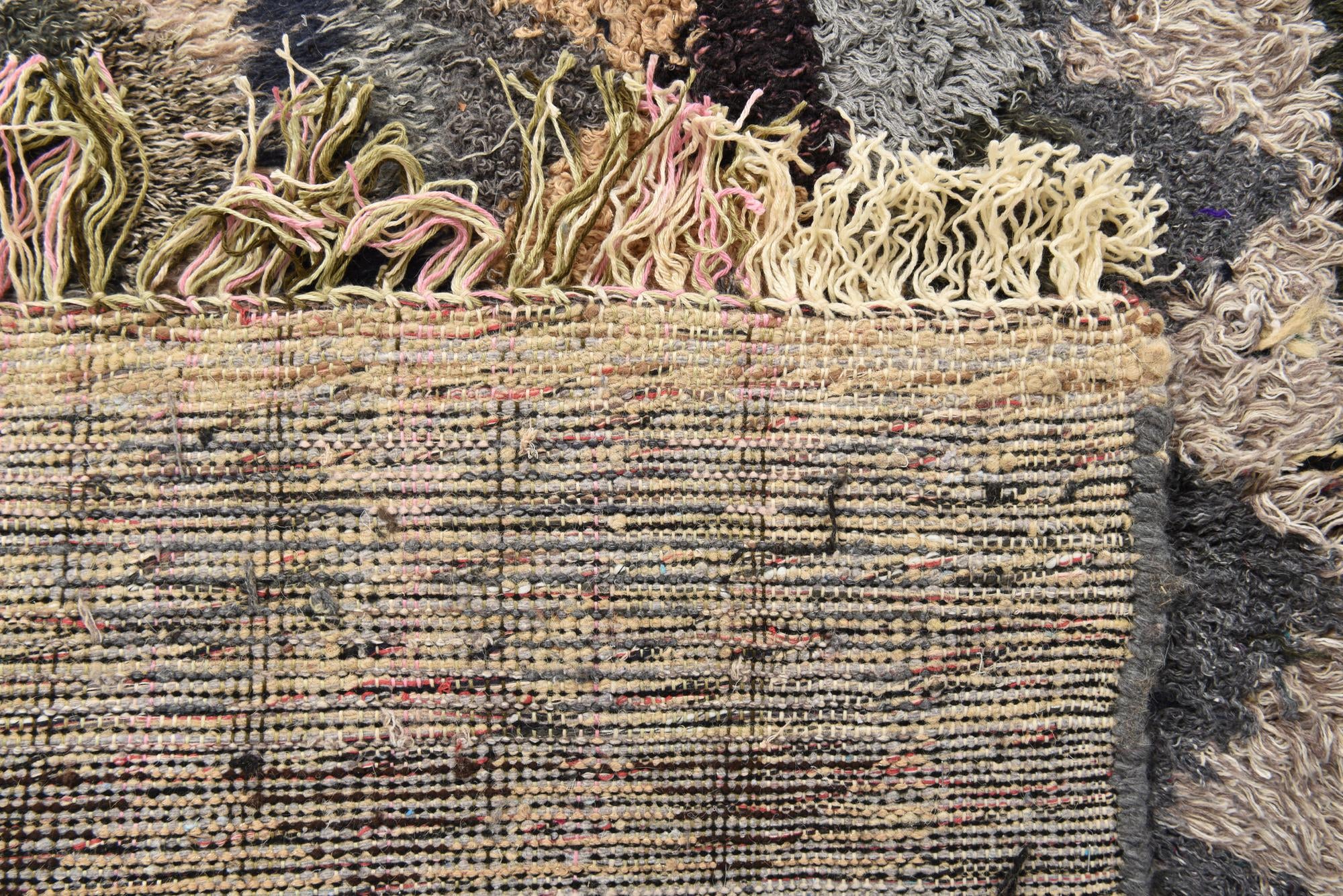 8' 2 x 10' 5 Hand Knotted Moroccan Wool Rug