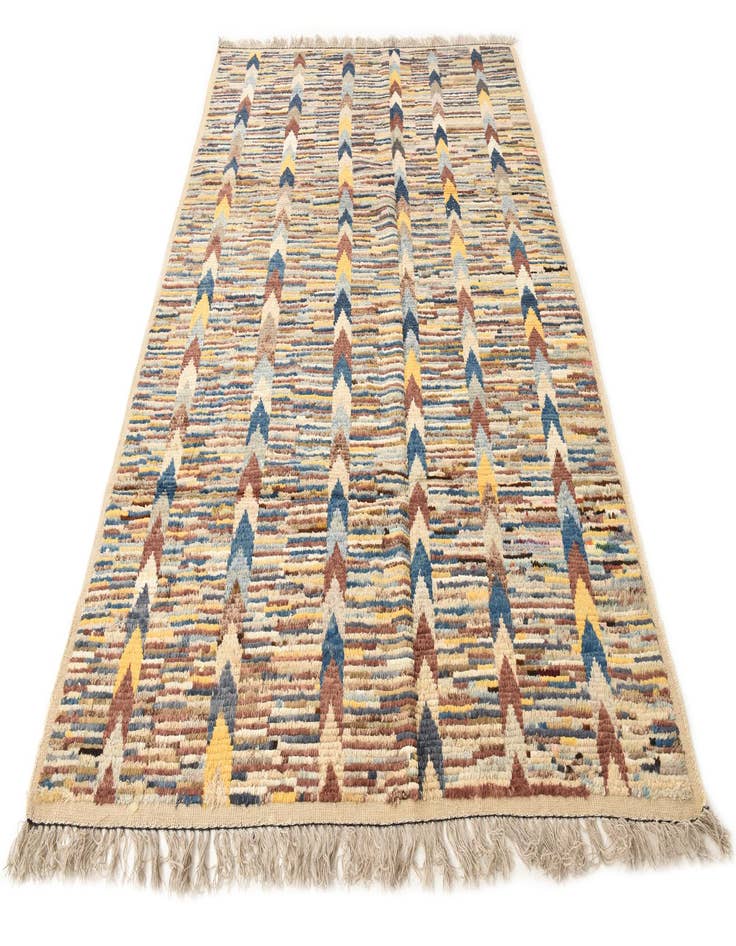 Detail image of 6' 4 x 9' 3  Hand Knotted Moroccan Wool Rug