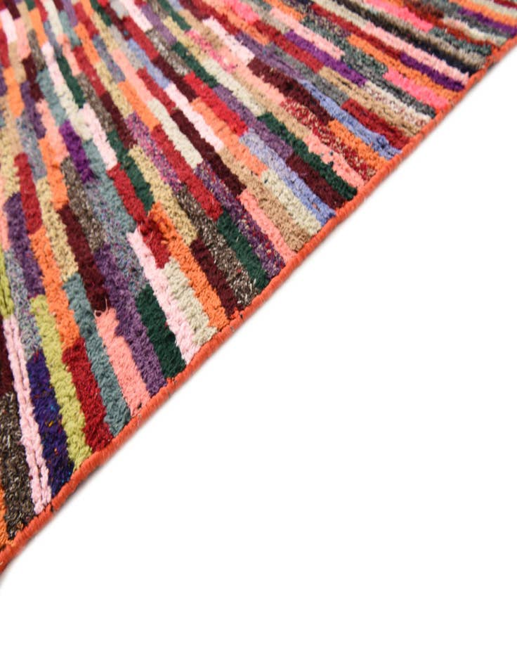 Detail image of 6' 3 x 10'  Hand Knotted Moroccan Wool Rug