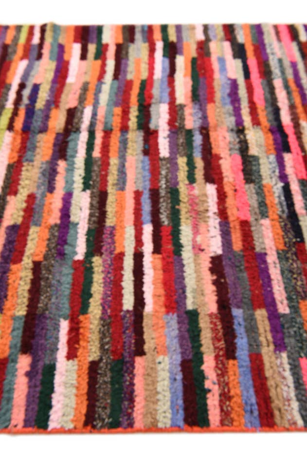 Detail image of 6' 3 x 10' Hand Knotted Moroccan Wool Rug