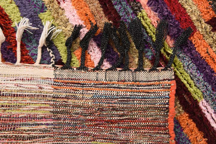 6' 3 x 10' Hand Knotted Moroccan Wool Rug