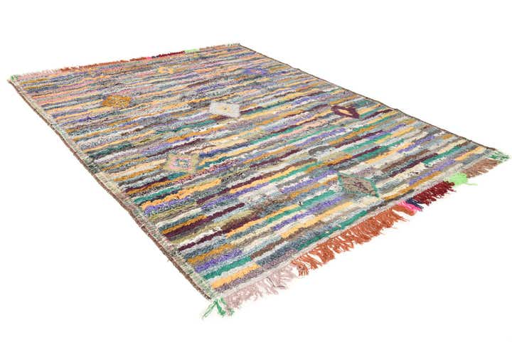 8' 2 x 10' 6 Hand Knotted Moroccan Wool Rug