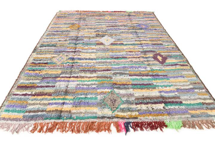 8' 2 x 10' 6 Hand Knotted Moroccan Wool Rug