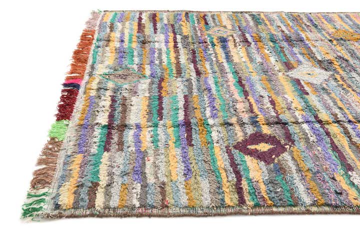 8' 2 x 10' 6 Hand Knotted Moroccan Wool Rug