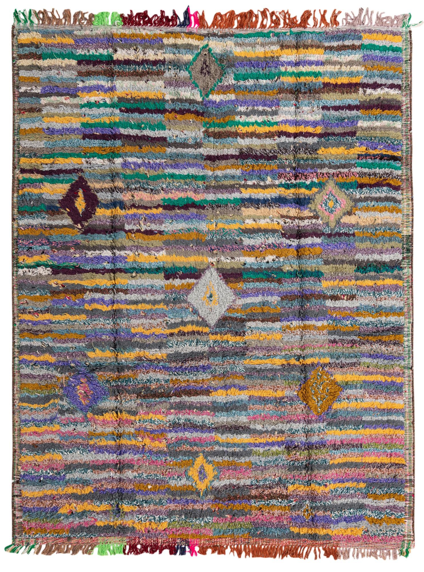 8' 2 x 10' 6 Hand Knotted Moroccan Wool Rug