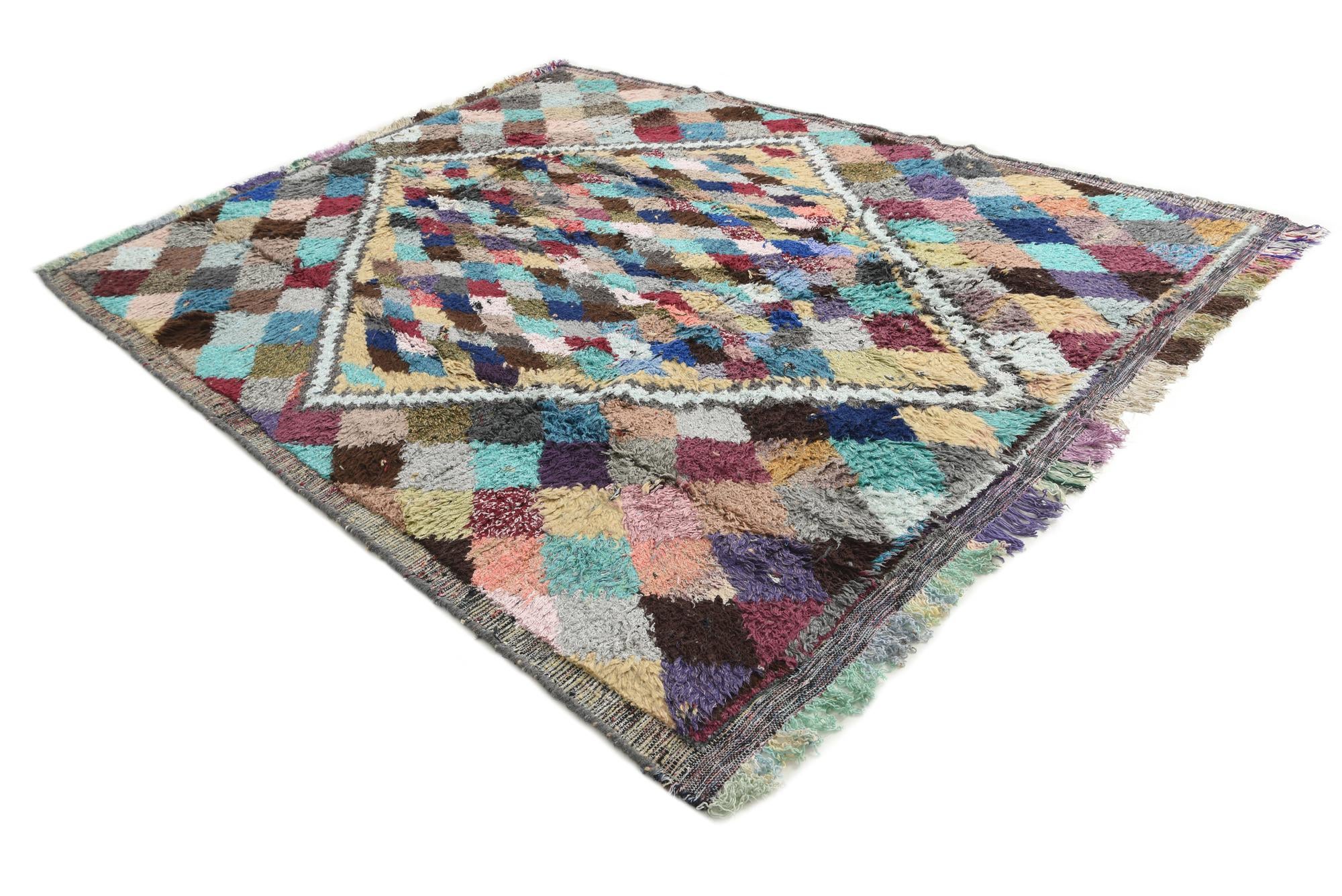 8' 3 x 10' 8 Hand Knotted Moroccan Wool Rug