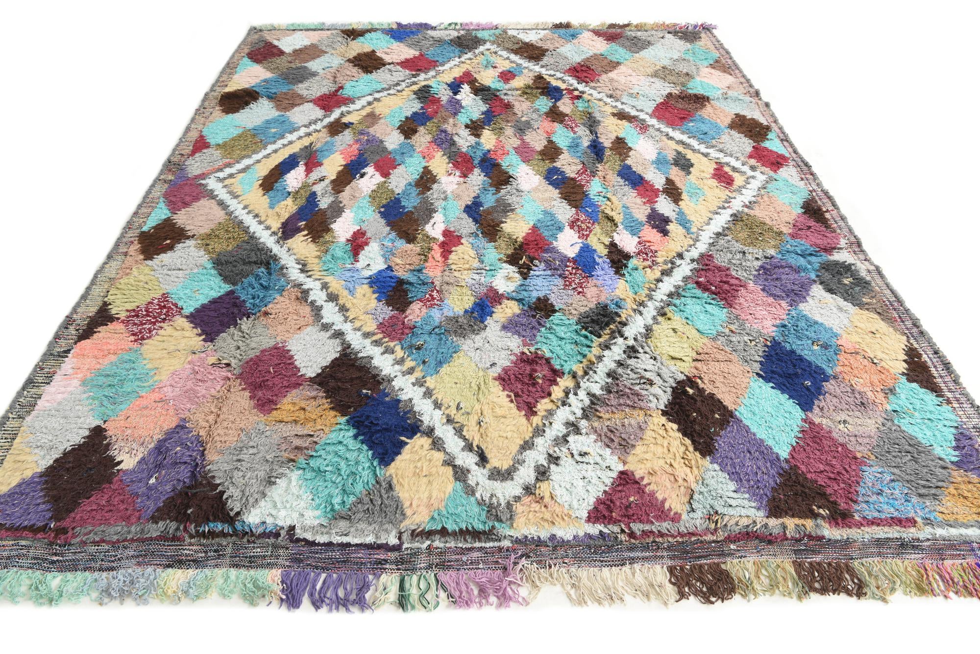 8' 3 x 10' 8 Hand Knotted Moroccan Wool Rug