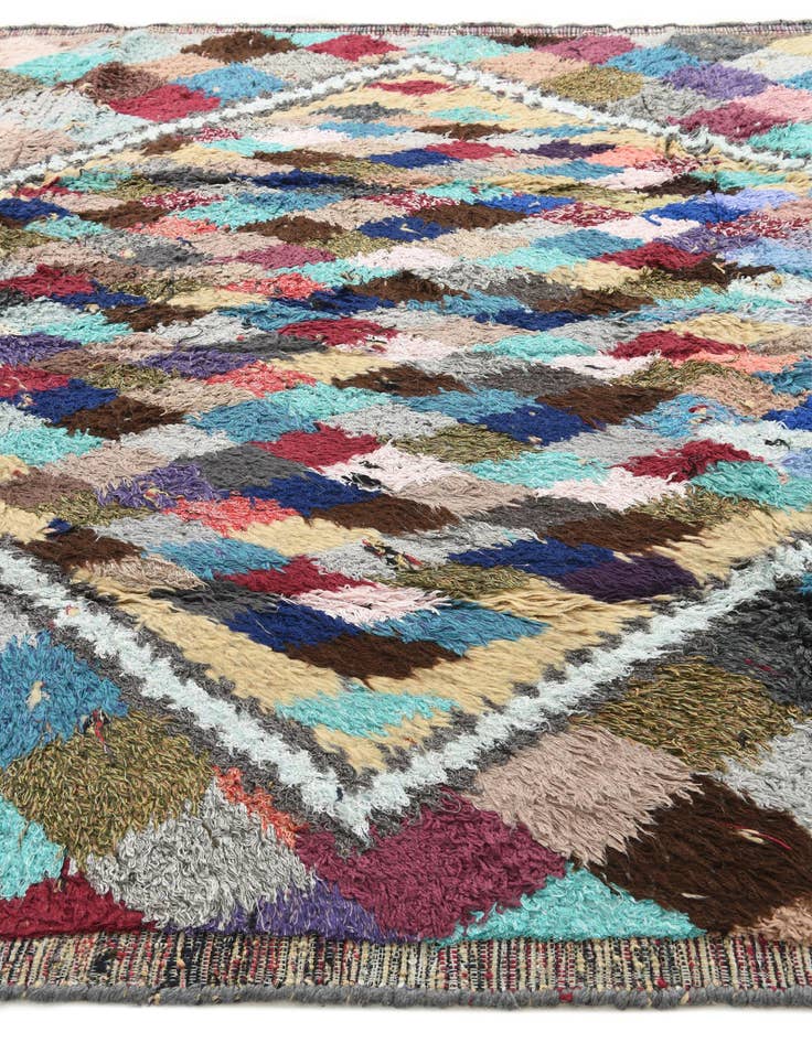 Detail image of 8' 3 x 10' 8  Hand Knotted Moroccan Wool Rug