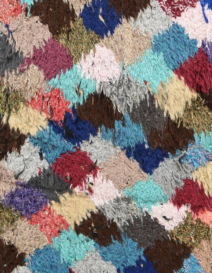 Detail image of 8' 3 x 10' 8  Hand Knotted Moroccan Wool Rug