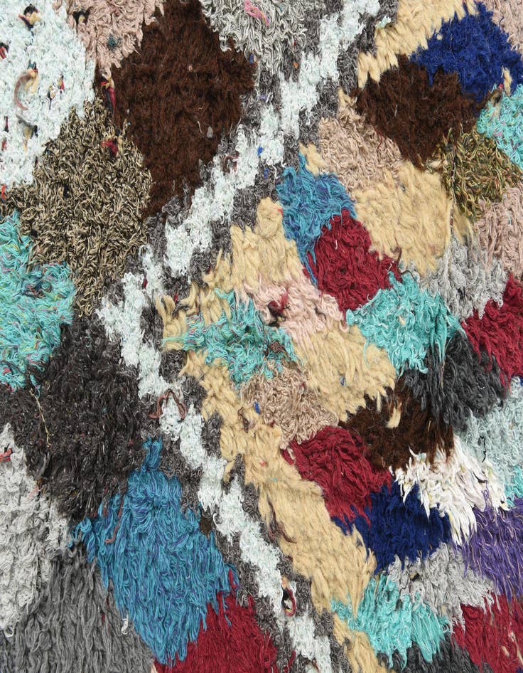 Detail image of 8' 3 x 10' 8  Hand Knotted Moroccan Wool Rug