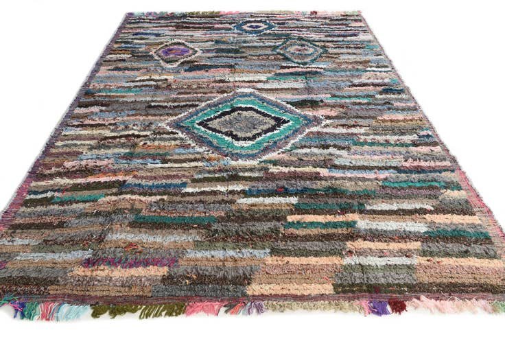 Detail image of 8' 1 x 10' 5 Hand Knotted Moroccan Wool Rug