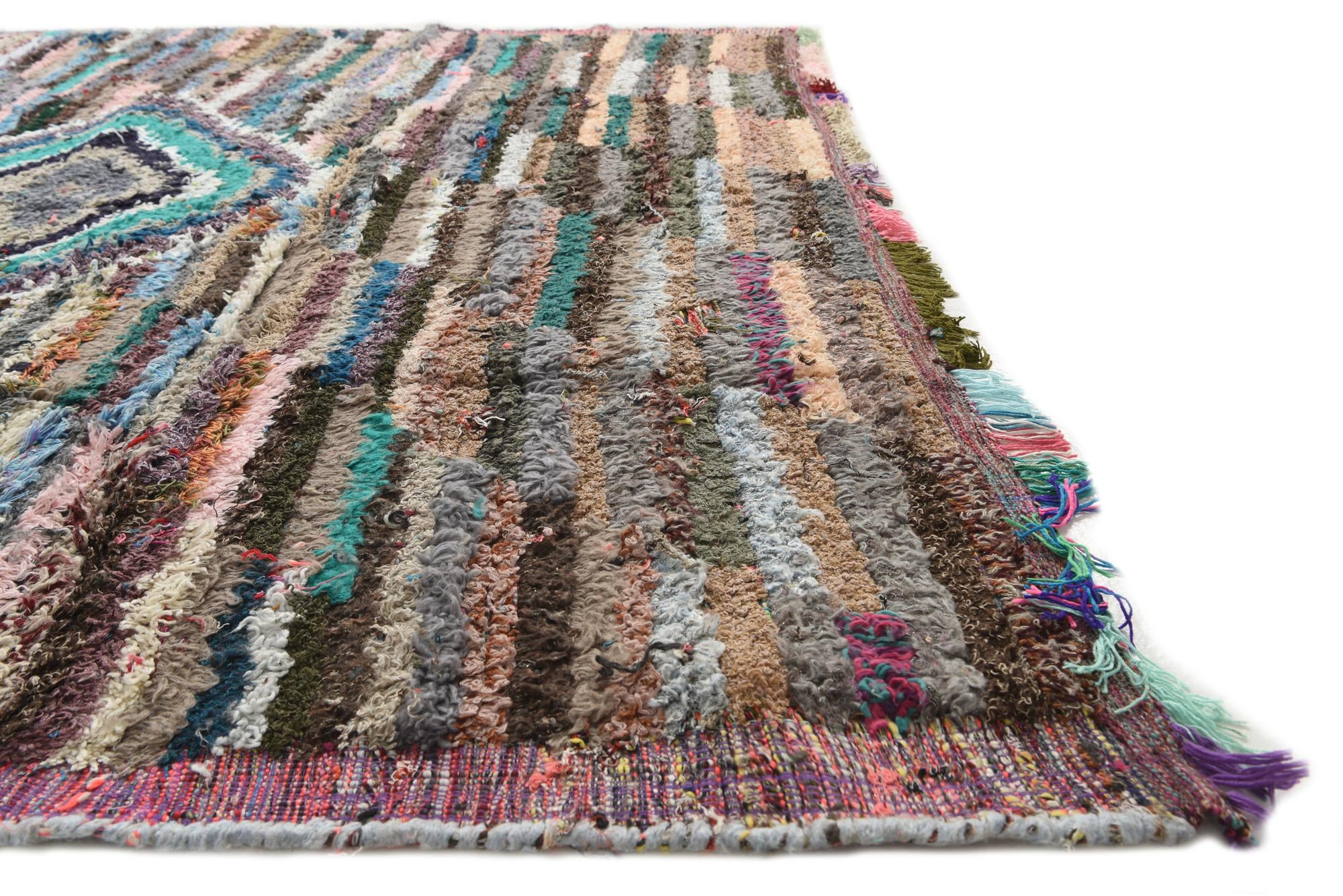 8' 1 x 10' 5 Hand Knotted Moroccan Wool Rug