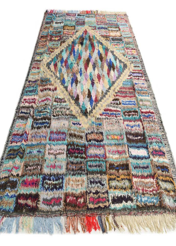 8' 2 x 10' 5 Hand Knotted Moroccan Wool Rug