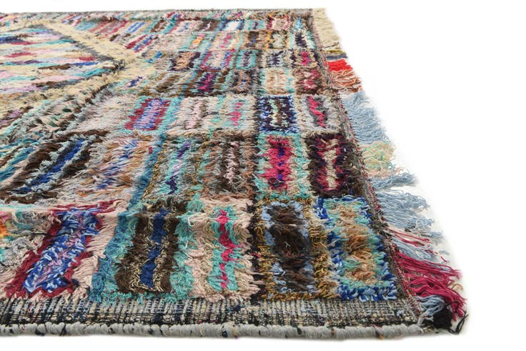Detail image of 8' 2 x 10' 5 Hand Knotted Moroccan Wool Rug