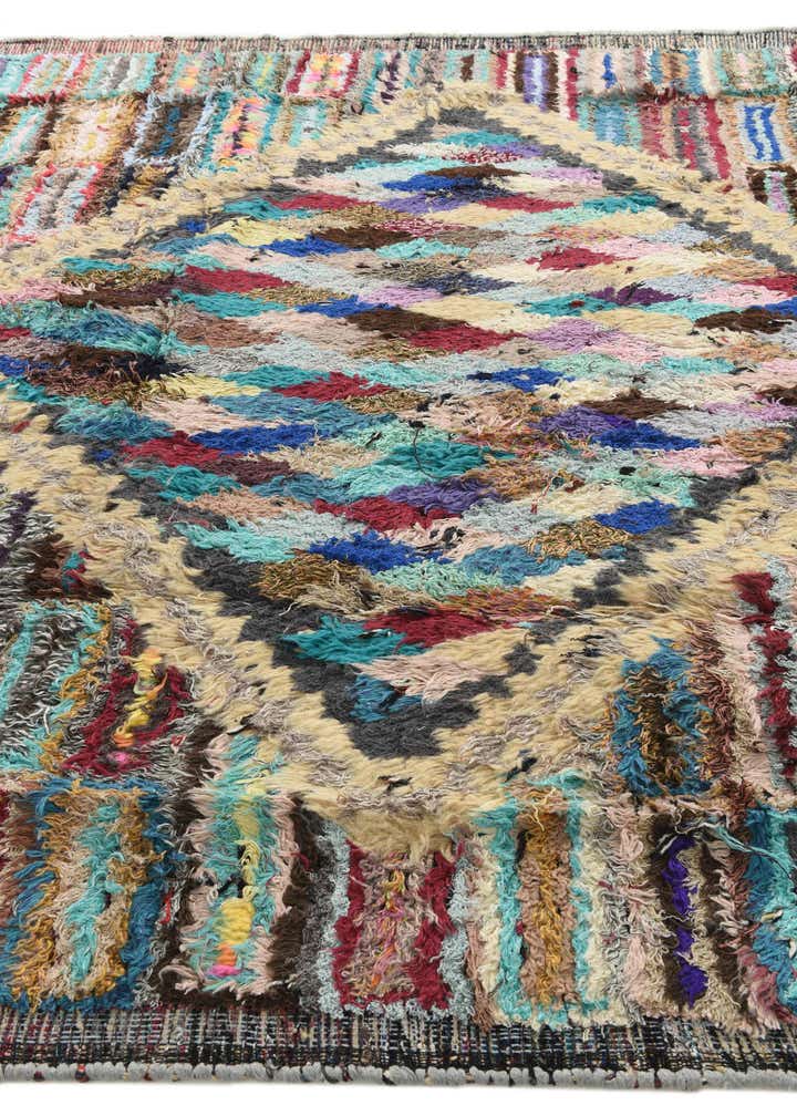 8' 2 x 10' 5 Hand Knotted Moroccan Wool Rug