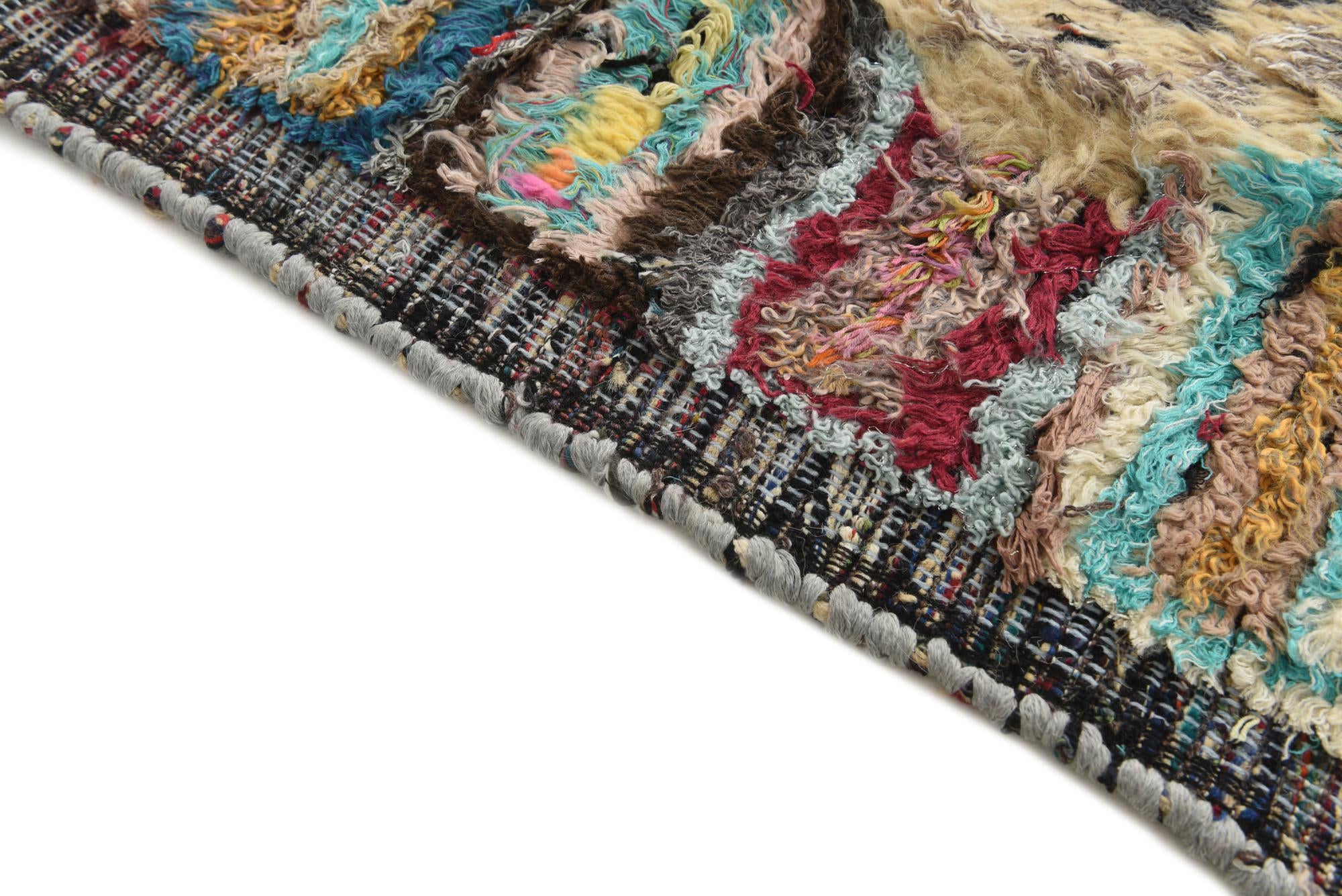 8' 2 x 10' 5 Hand Knotted Moroccan Wool Rug