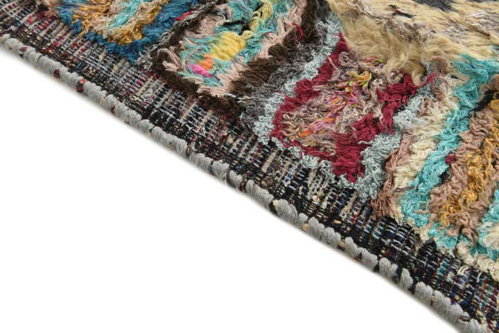 8' 2 x 10' 5 Hand Knotted Moroccan Wool Rug