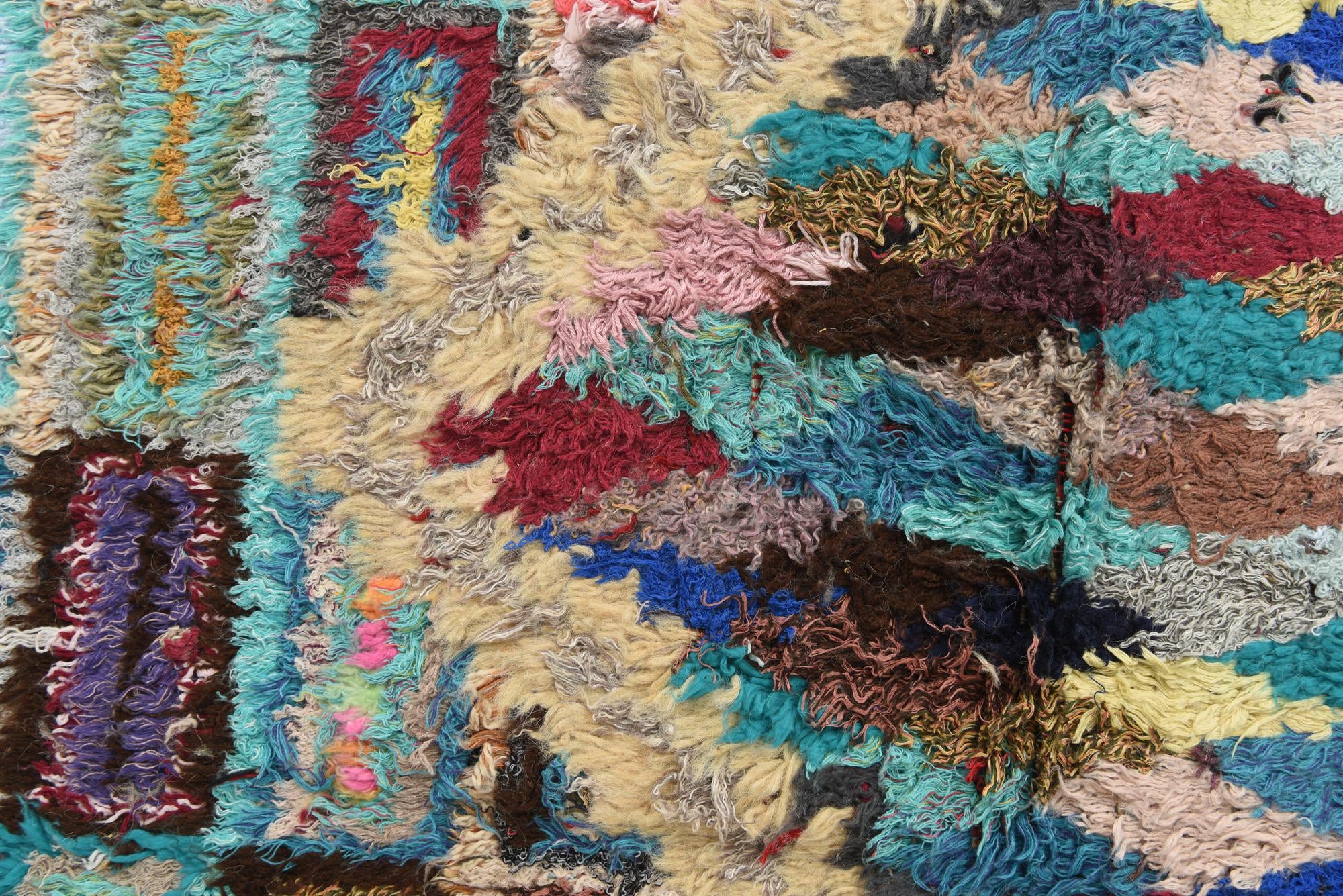 8' 2 x 10' 5 Hand Knotted Moroccan Wool Rug