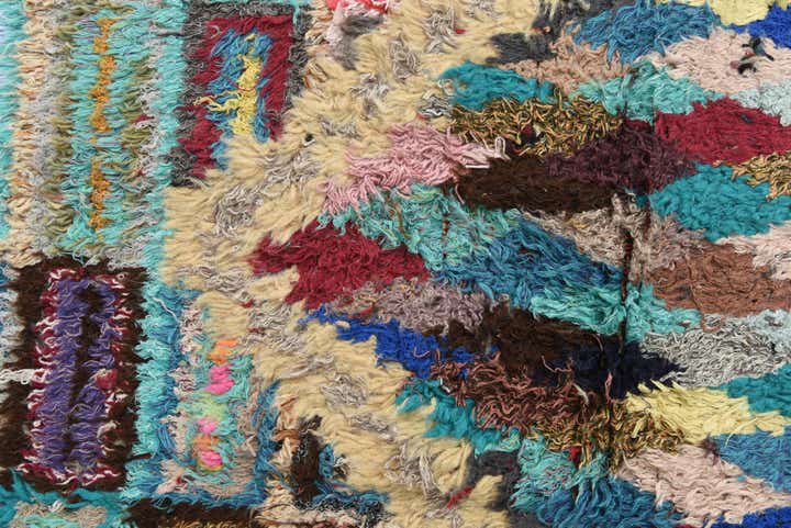 8' 2 x 10' 5 Hand Knotted Moroccan Wool Rug